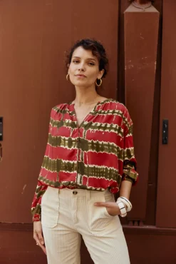 Blouses & Chemisiers|LA PETITE ÉTOILE Blouse Amabel Tie&Die
