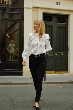 Blouses & Chemisiers|LA PETITE ÉTOILE Blouse Arsine Blanc