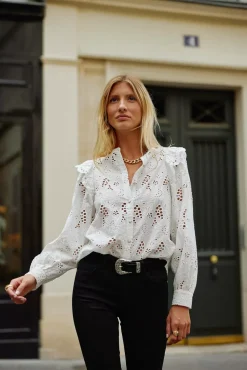 Blouses & Chemisiers|LA PETITE ÉTOILE Blouse Arsine Blanc