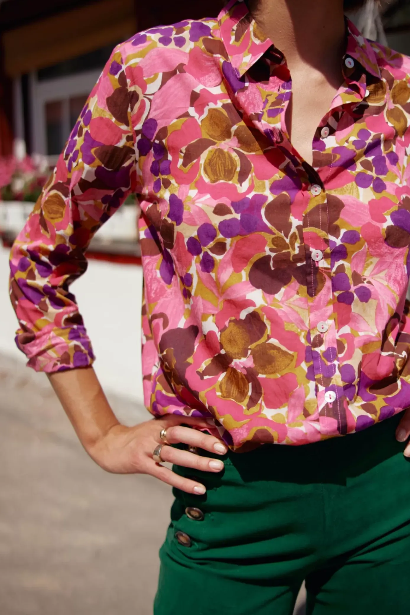 Blouses & Chemisiers|LA PETITE ÉTOILE Blouse Isla Rose