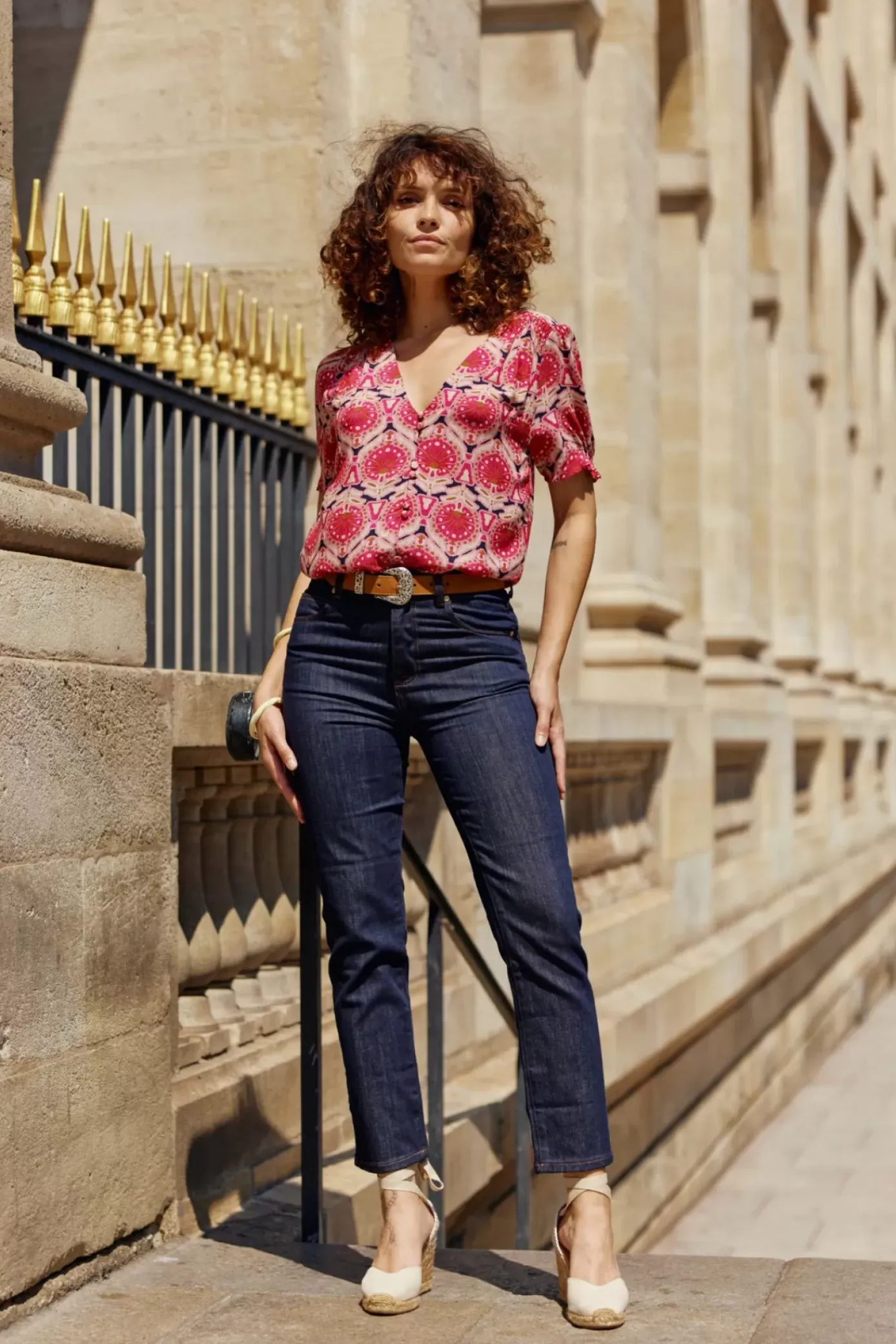 Blouses & Chemisiers|LA PETITE ÉTOILE Blouse Katarina Aztek