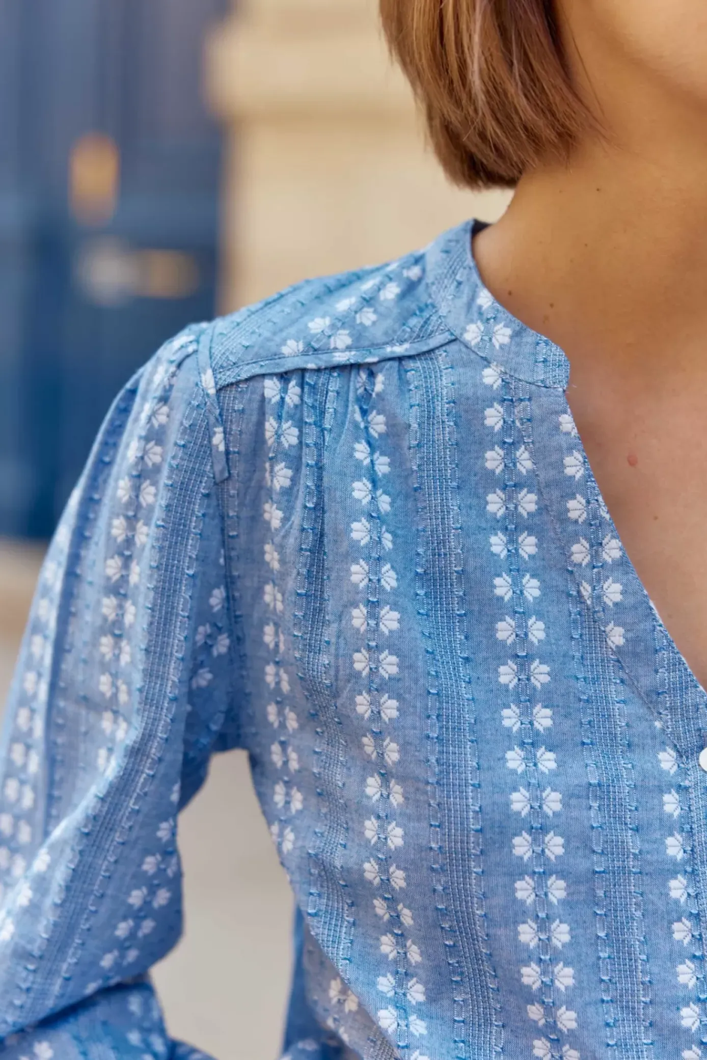 Blouses & Chemisiers|LA PETITE ÉTOILE Blouse Kiera Bleu