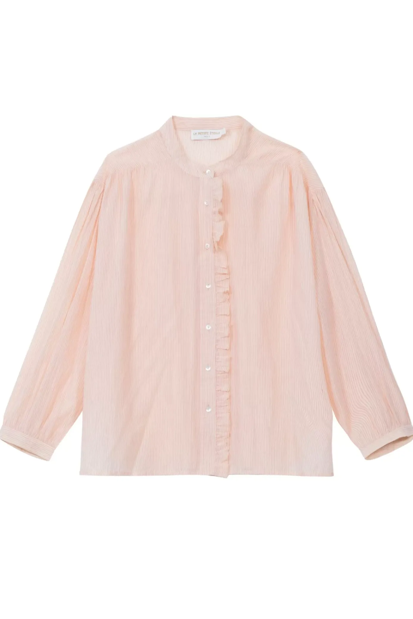 Blouses & Chemisiers|LA PETITE ÉTOILE Blouse Lonia Poudre Raye