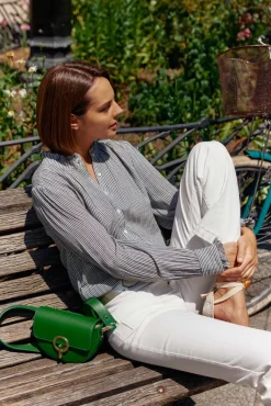 Blouses & Chemisiers|LA PETITE ÉTOILE Blouse Marlowe Raye Bleu