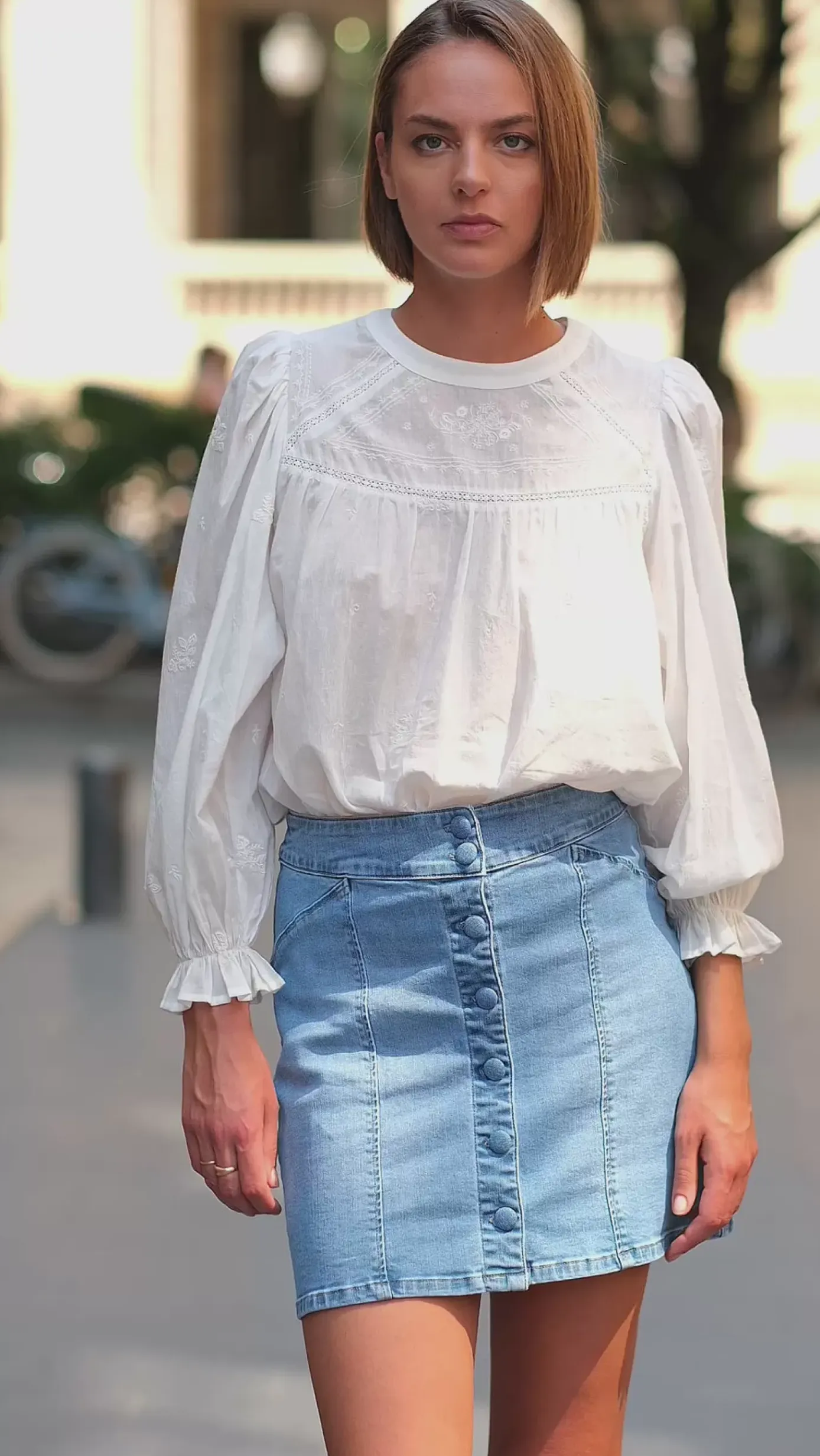 Blouses & Chemisiers|LA PETITE ÉTOILE Blouse Mireille Ecru