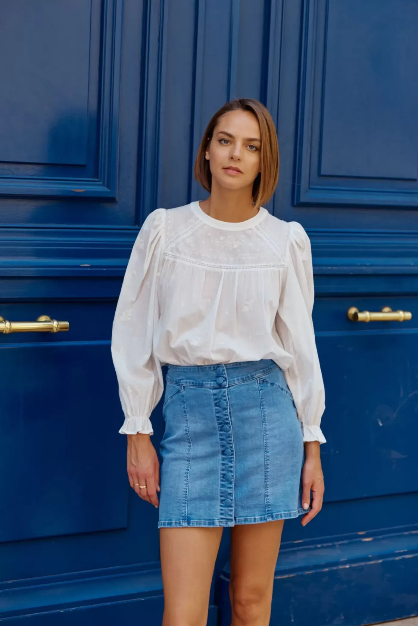 Blouses & Chemisiers|LA PETITE ÉTOILE Blouse Mireille Ecru