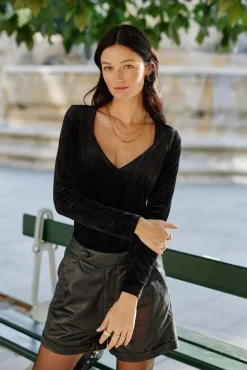 Tops|LA PETITE ÉTOILE Body Imara Noir
