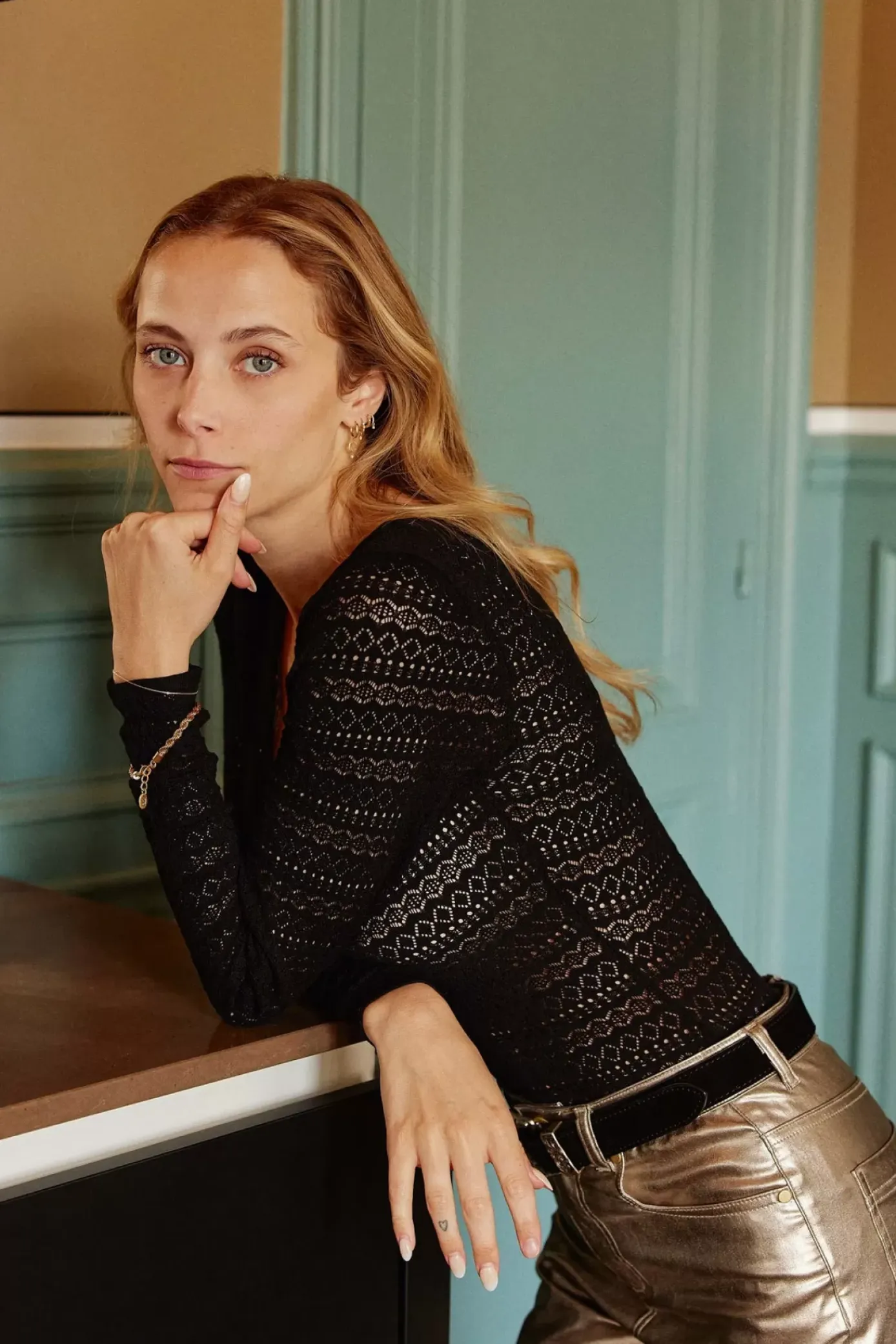 Tops|LA PETITE ÉTOILE Body Lanya Noir