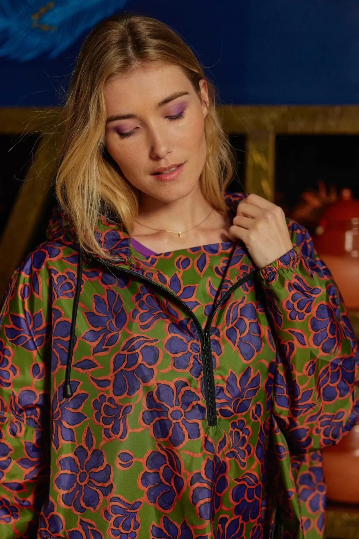 Manteaux & Vestes|LA PETITE ÉTOILE Cape De Pluie Karl Floral