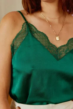 Tops|LA PETITE ÉTOILE Caraco Elonore Vert