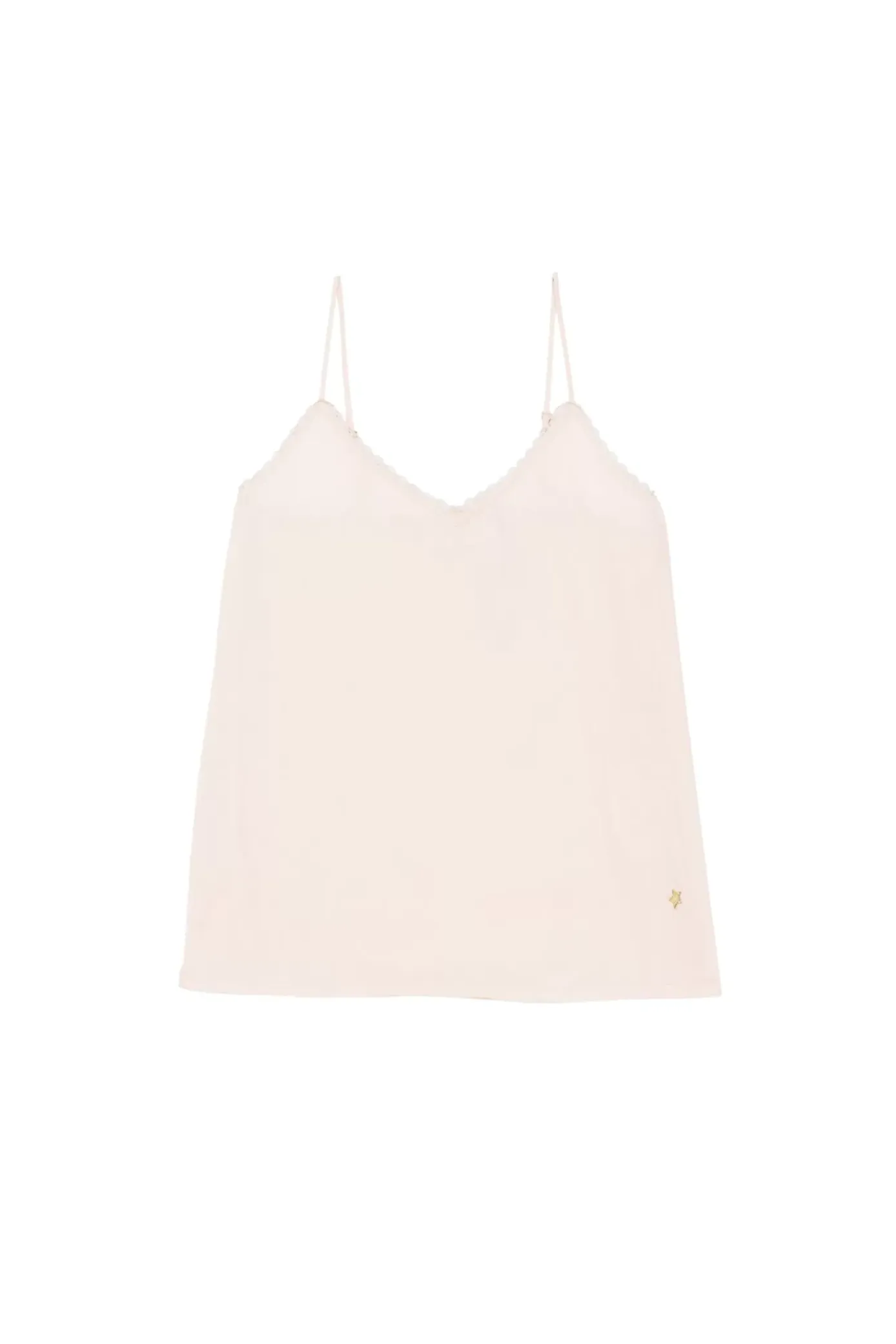 Les Pyjamas|LA PETITE ÉTOILE Caraco Et Shorty Set Botsy Champagne