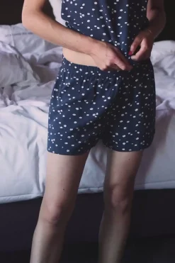 Les Pyjamas|LA PETITE ÉTOILE Caraco Et Shorty Set Zia Fleurette