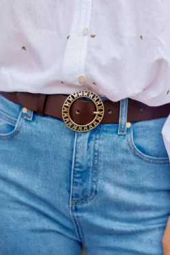Accessoires|LA PETITE ÉTOILE Ceinture Birgit Marron