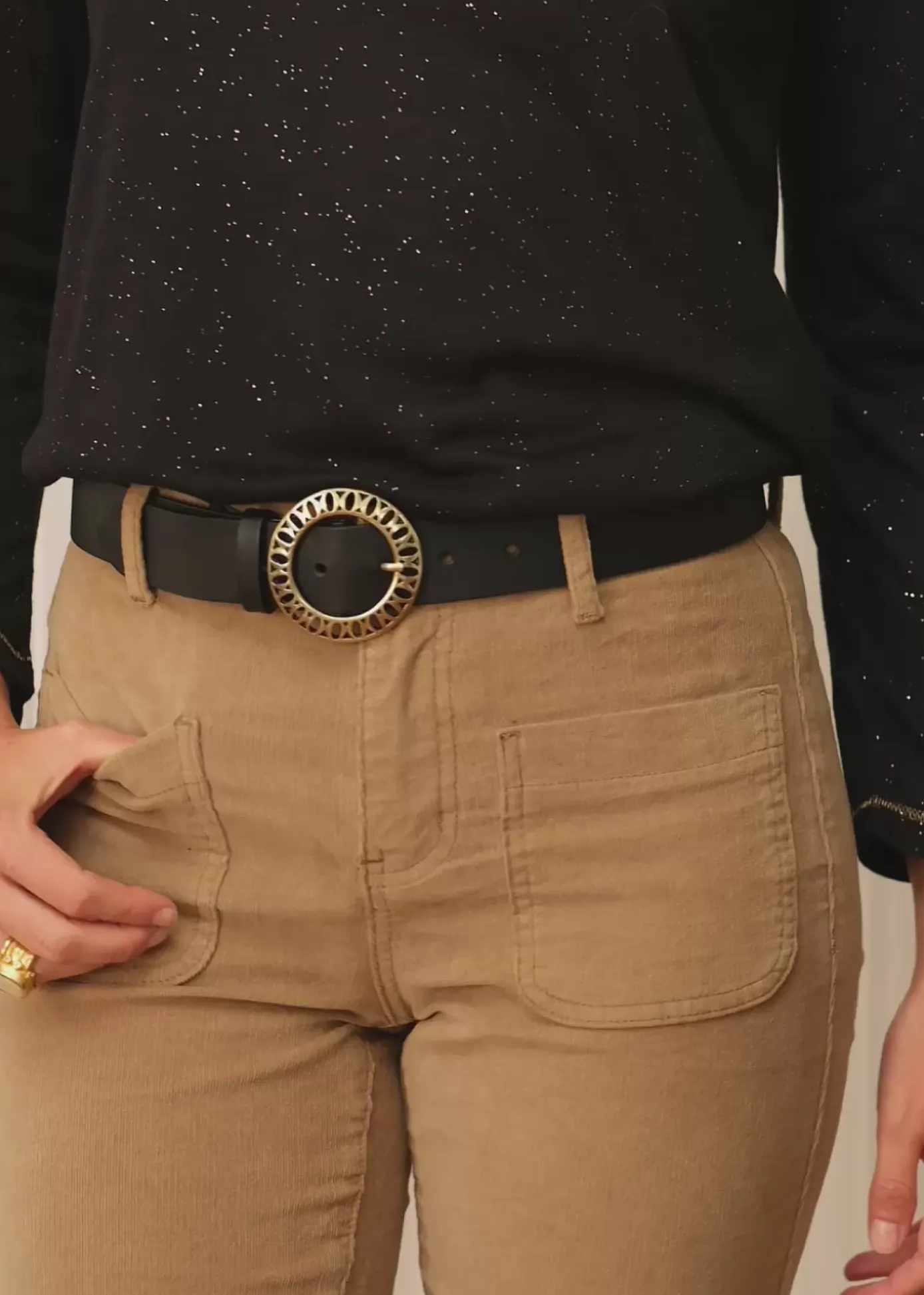 Accessoires|LA PETITE ÉTOILE Ceinture Birgit Noir