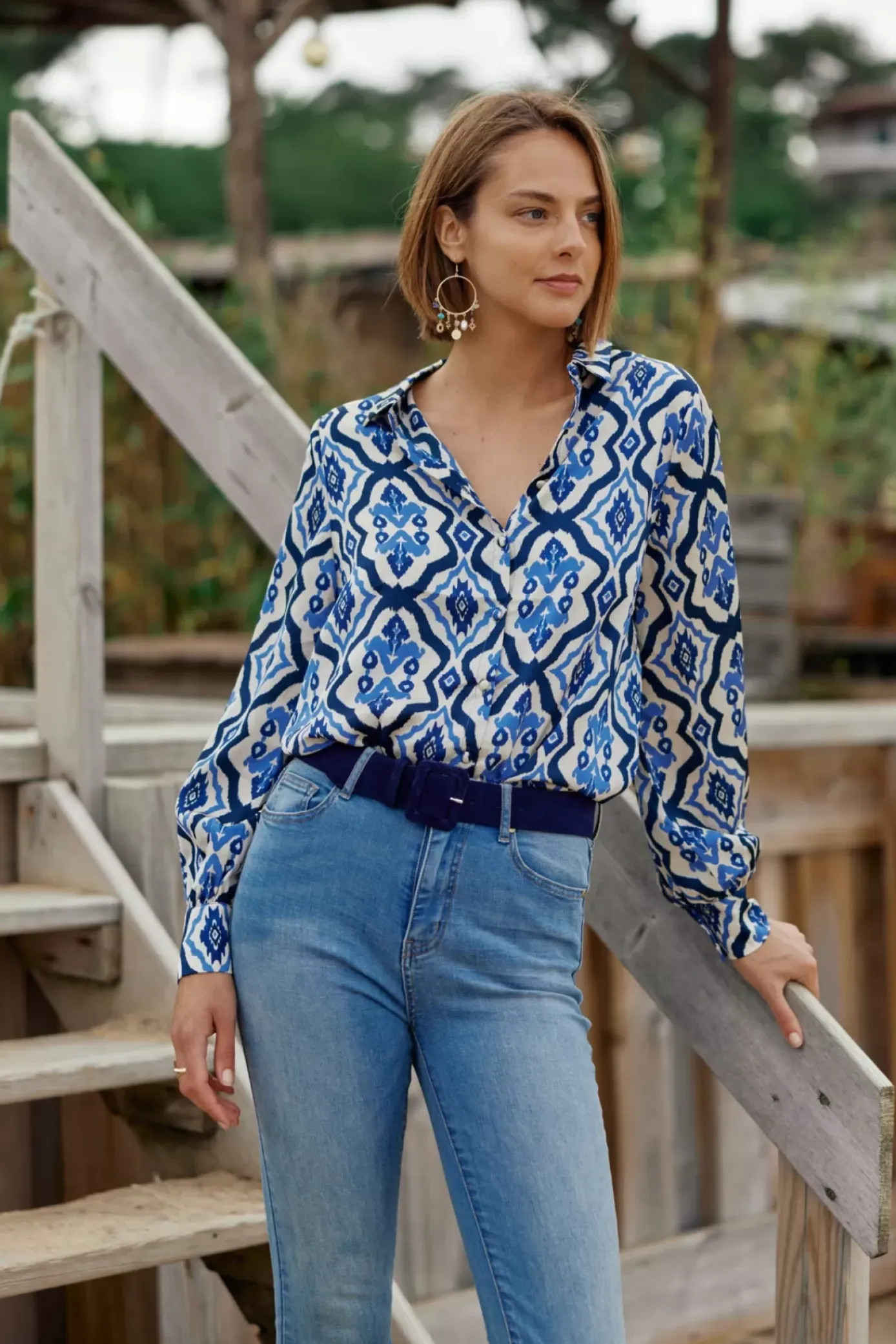 Accessoires|LA PETITE ÉTOILE Ceinture Elma Marine