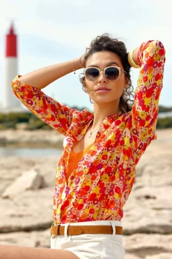 Blouses & Chemisiers|LA PETITE ÉTOILE Chemise Cosmos Floral