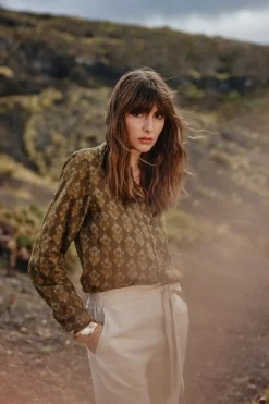 Blouses & Chemisiers|LA PETITE ÉTOILE Chemise Malak Kaki