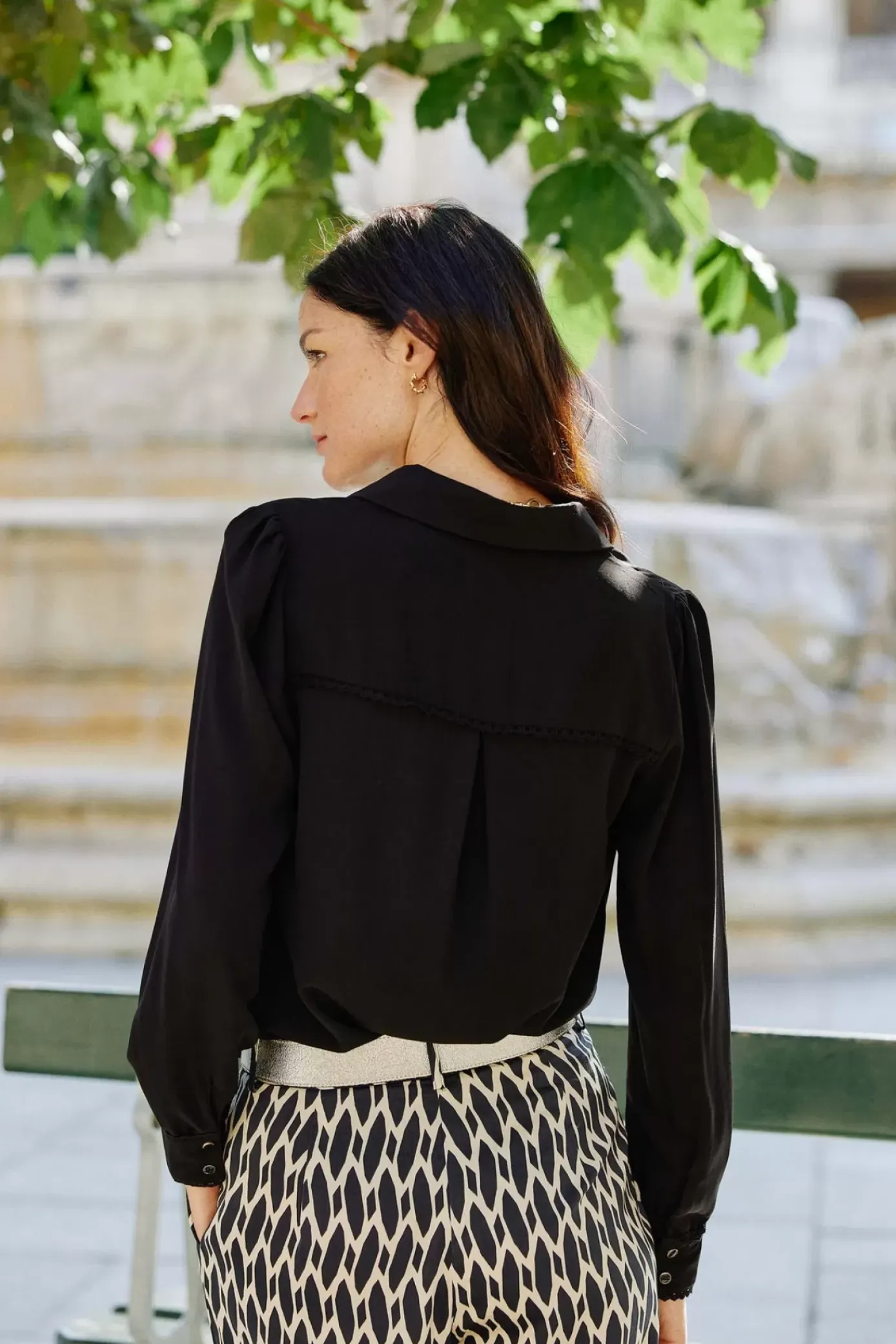 Blouses & Chemisiers|LA PETITE ÉTOILE Chemise Tix Noir