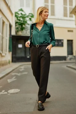 Blouses & Chemisiers|LA PETITE ÉTOILE Chemise Tix Vert