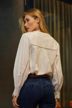 Blouses & Chemisiers|LA PETITE ÉTOILE Chemisier Loan Blanc