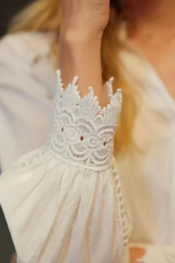 Blouses & Chemisiers|LA PETITE ÉTOILE Chemisier Loan Blanc