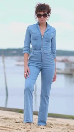 Robes & Combinaisons|LA PETITE ÉTOILE Combi-Pantalon Josaste Stone