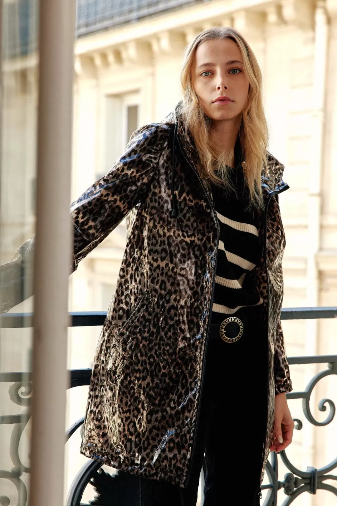 Manteaux & Vestes|LA PETITE ÉTOILE Coupe-Vent Rainy Imprime Leopard