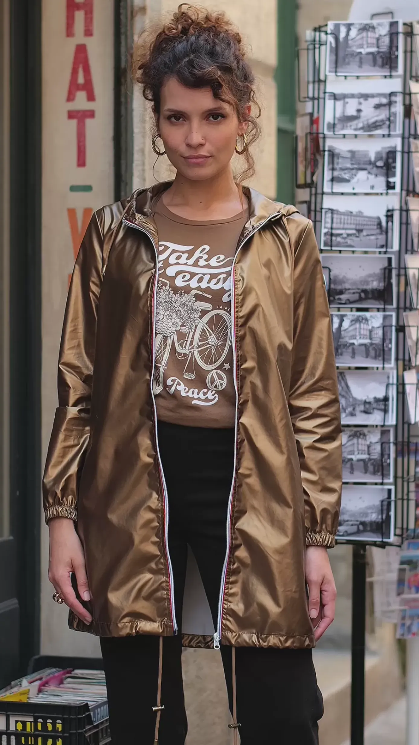 Manteaux & Vestes|LA PETITE ÉTOILE Coupe-Vent Rainy Long Bronze