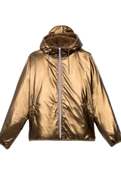 Manteaux & Vestes|LA PETITE ÉTOILE Coupe-Vent Reversible Stalia F Bronze