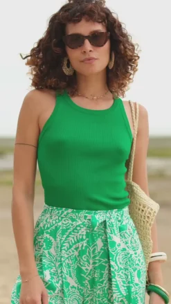 Tops|LA PETITE ÉTOILE Debardeur Juanitta Vert