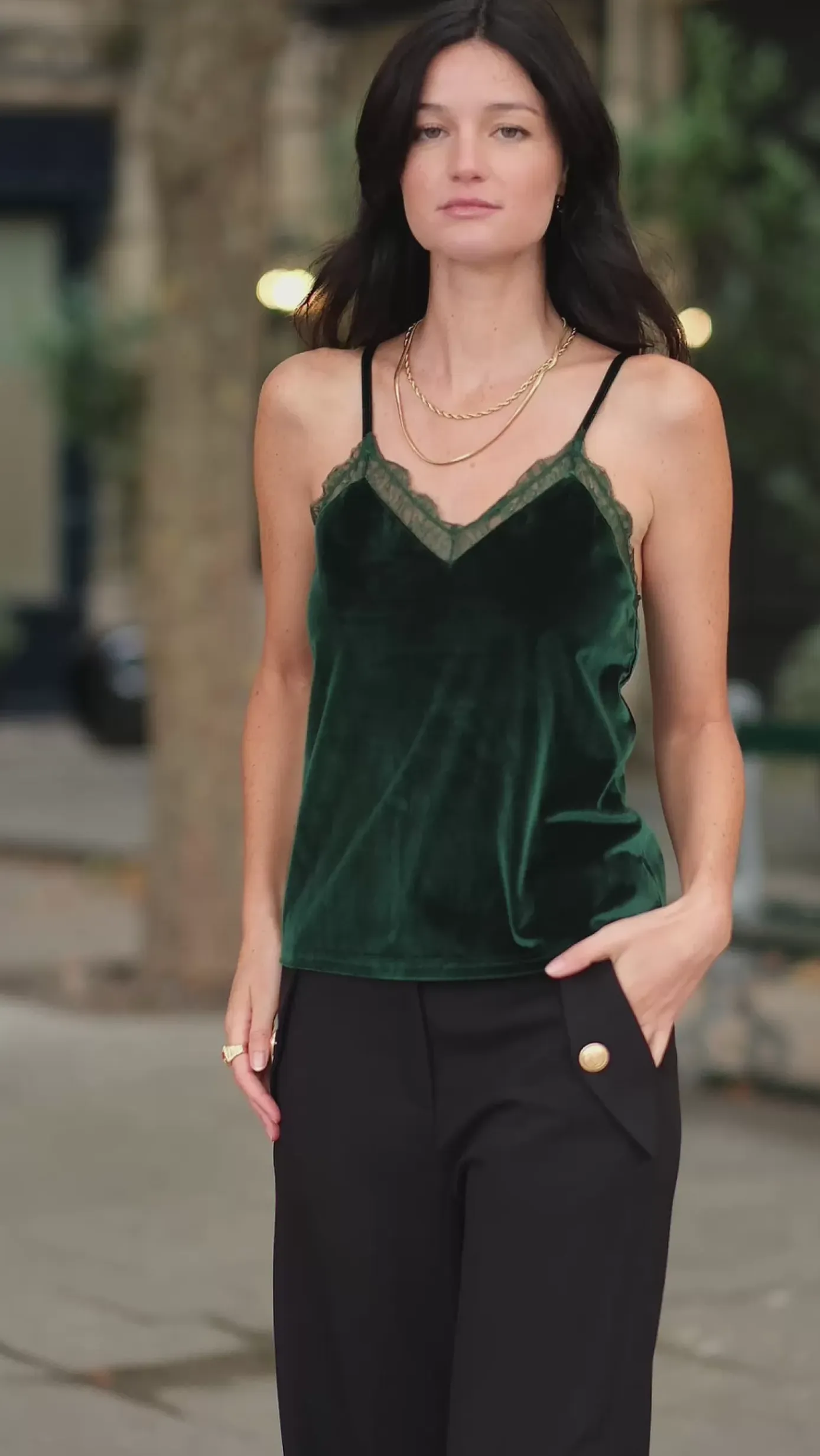 Tops|LA PETITE ÉTOILE Debardeur Shani Vert