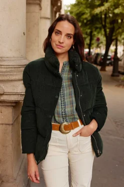 Manteaux & Vestes|LA PETITE ÉTOILE Doudoune Aulex Vert Fonce