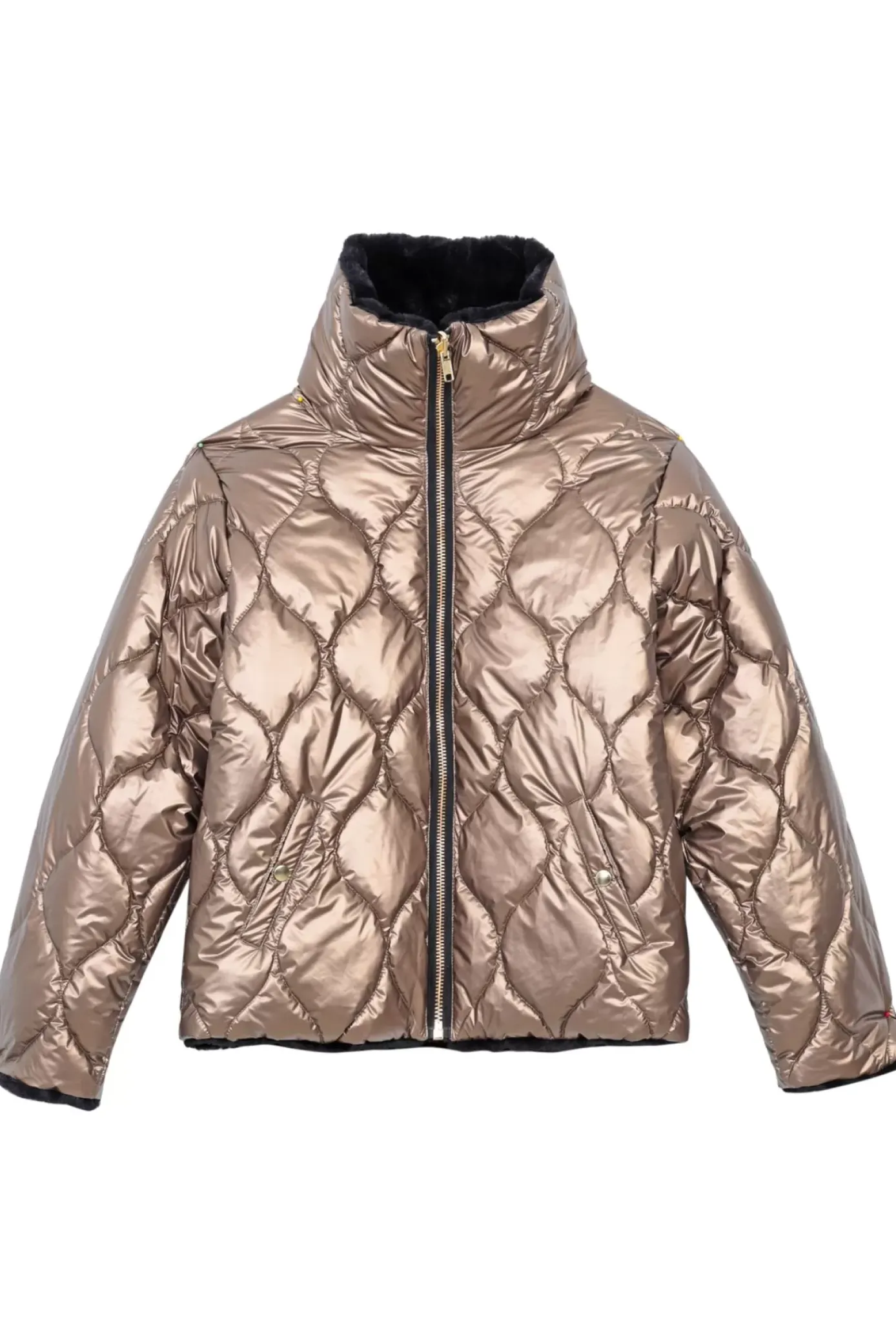 Manteaux & Vestes|LA PETITE ÉTOILE Doudoune Lorizo Or Rose