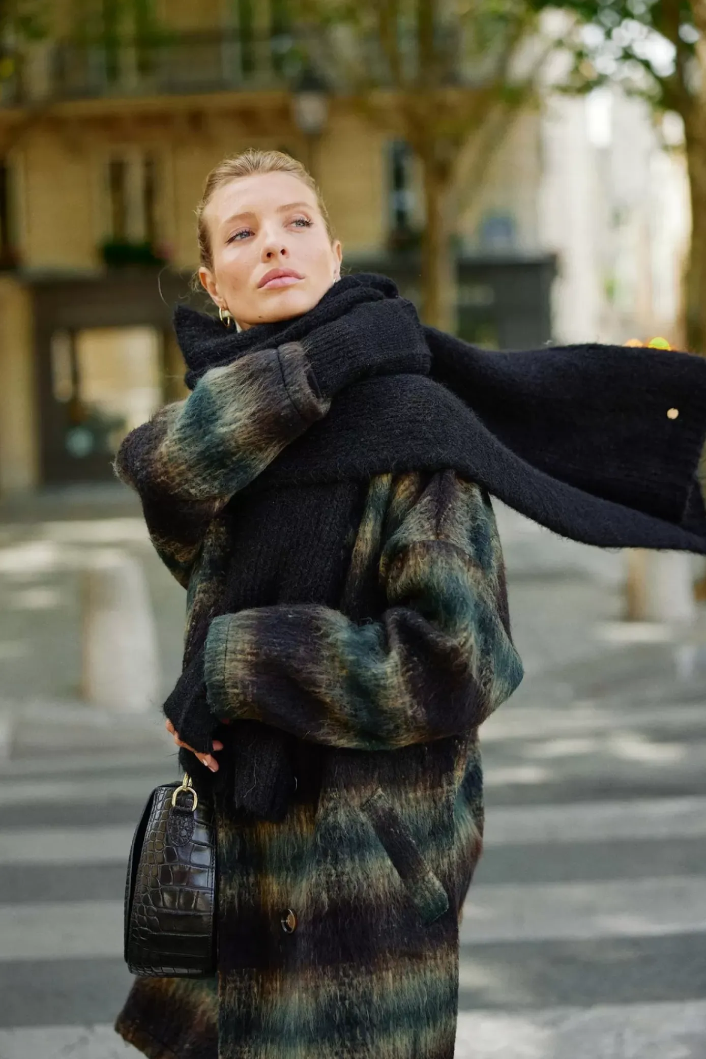 Accessoires|LA PETITE ÉTOILE Echarpe Glenna Noir