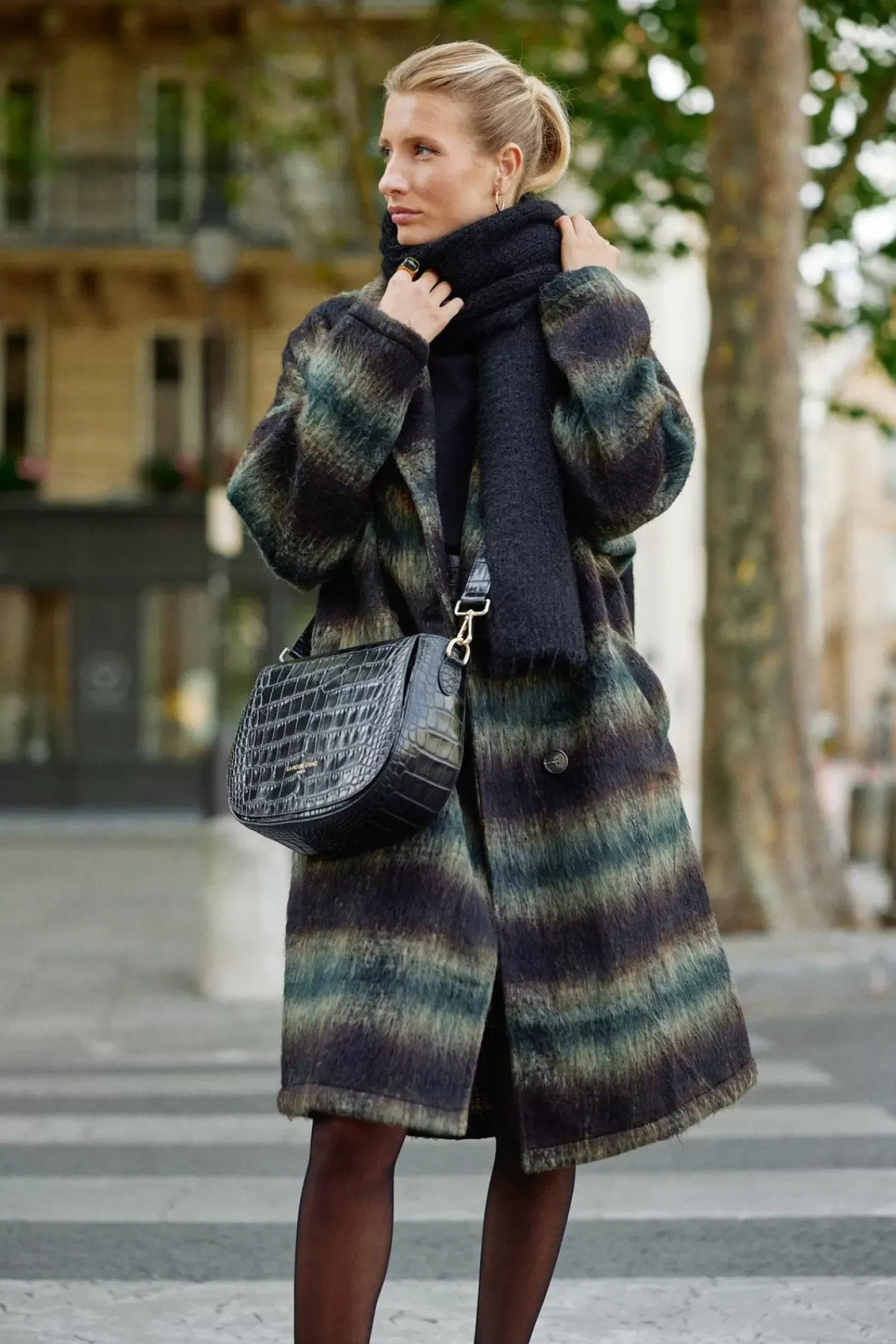 Accessoires|LA PETITE ÉTOILE Echarpe Glenna Noir