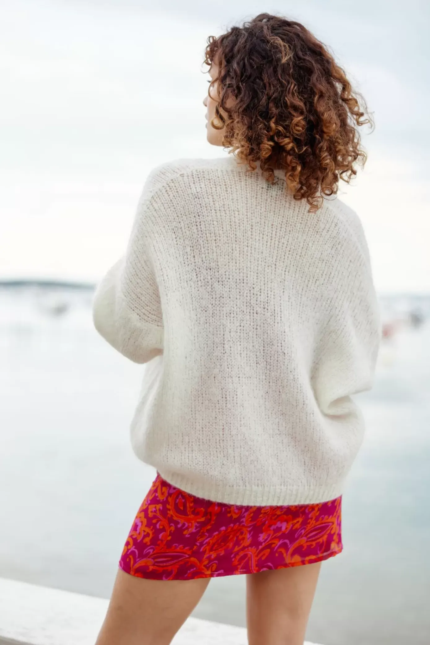 Mailles|LA PETITE ÉTOILE Gilet Monifa Ecru