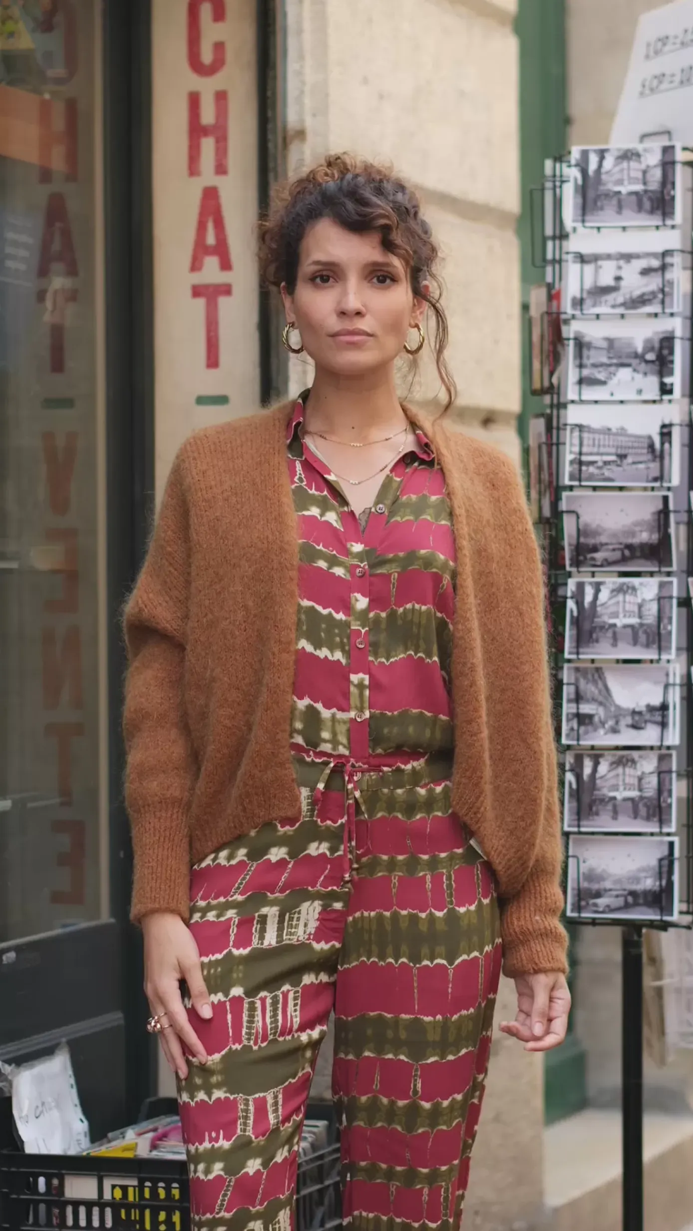 Mailles|LA PETITE ÉTOILE Gilet Monifa Marron