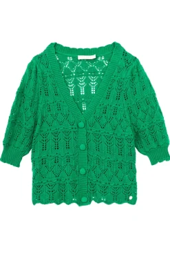 Mailles|LA PETITE ÉTOILE Gilet Rowena Vert