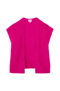 Mailles|LA PETITE ÉTOILE Gilet Sade Rose