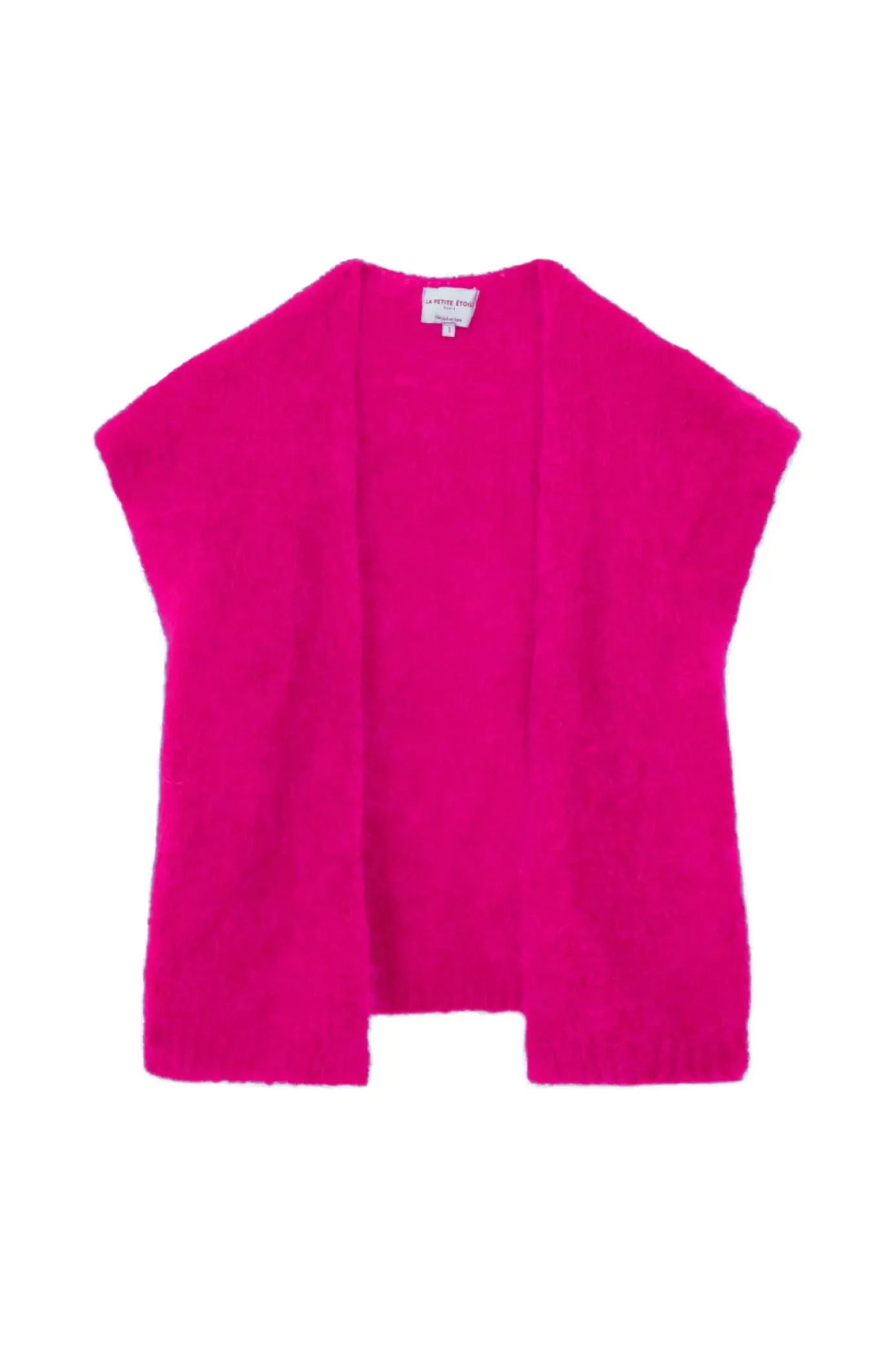 Mailles|LA PETITE ÉTOILE Gilet Sade Rose