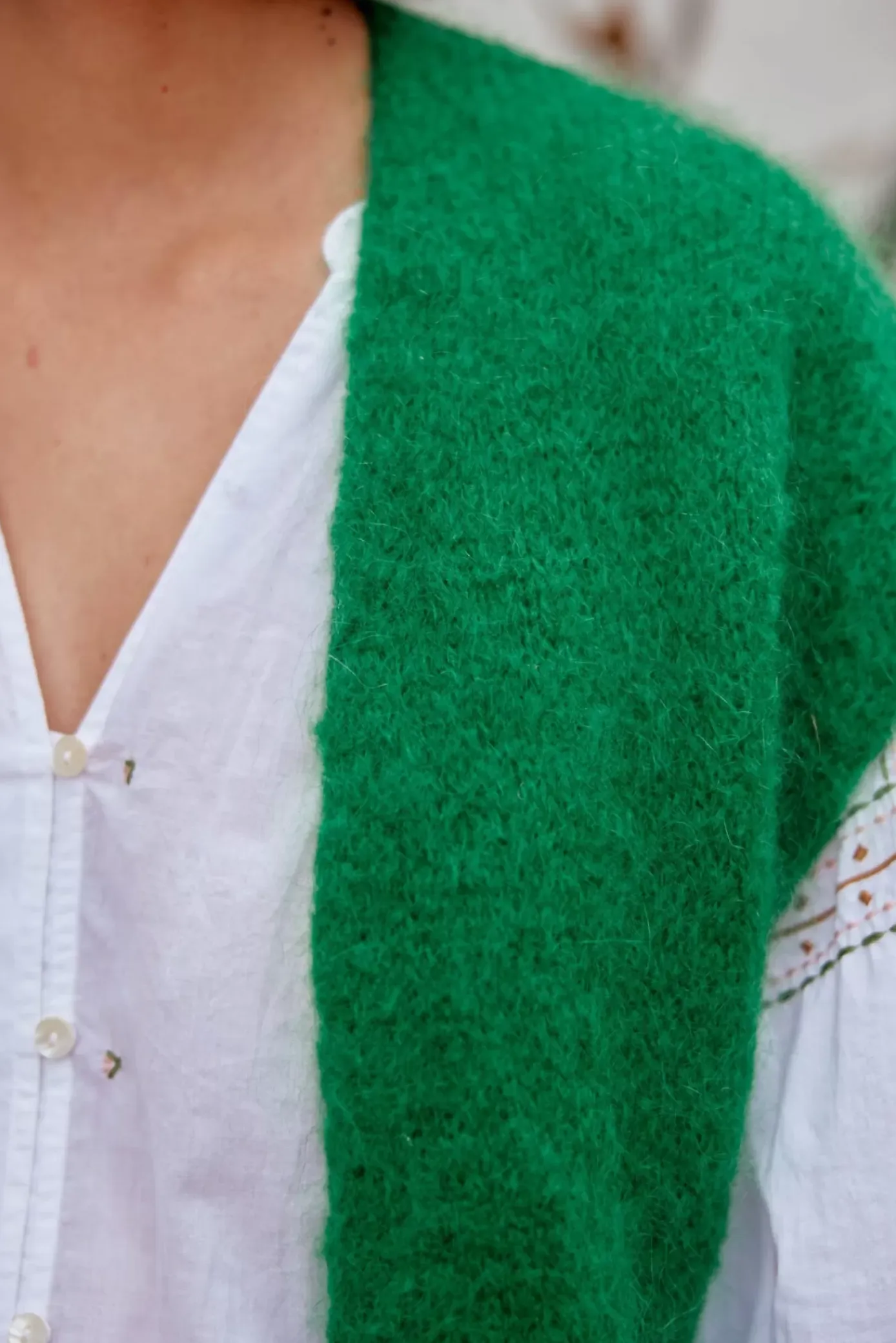 Mailles|LA PETITE ÉTOILE Gilet Sade Vert