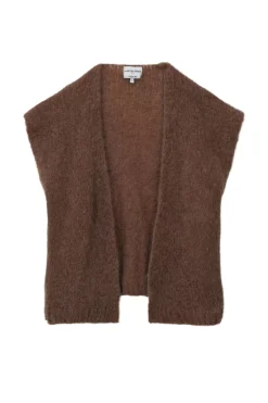 Mailles|LA PETITE ÉTOILE Gilet Sade Marron