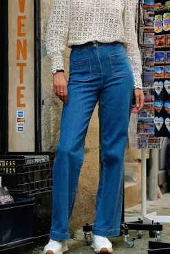 Pantalons & Jeans|LA PETITE ÉTOILE Jean Lison Stone