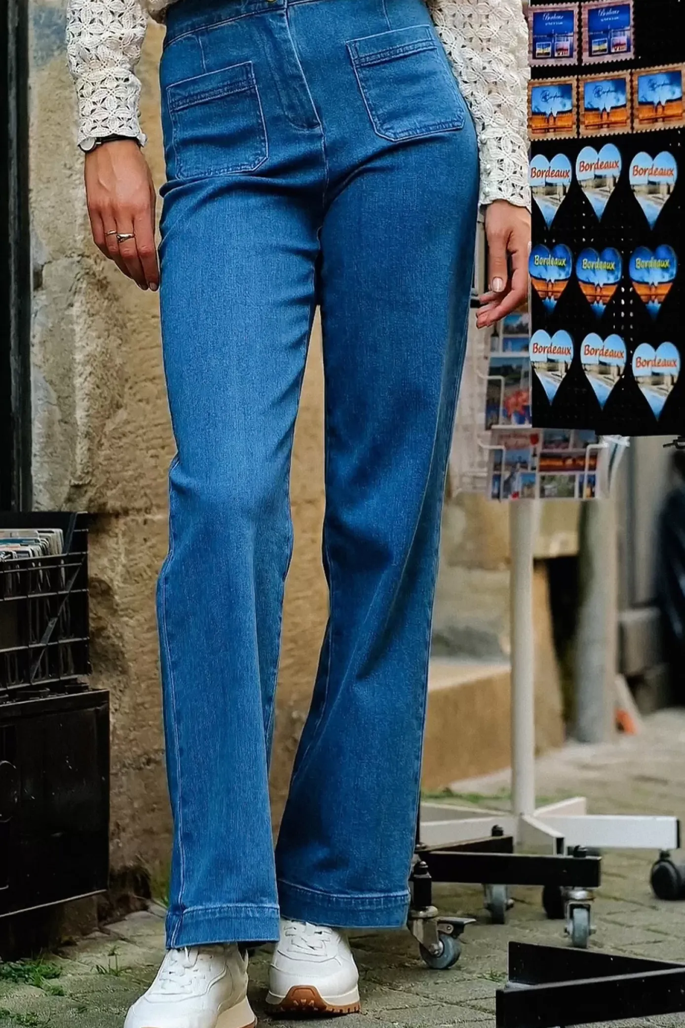Pantalons & Jeans|LA PETITE ÉTOILE Jean Lison Stone