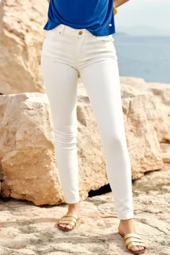 Pantalons & Jeans|LA PETITE ÉTOILE Jean Maude Bl Blanc