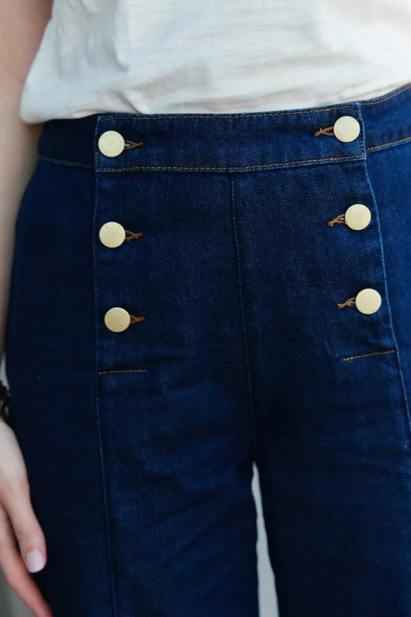 Pantalons & Jeans|LA PETITE ÉTOILE Jean Paula Br Brut