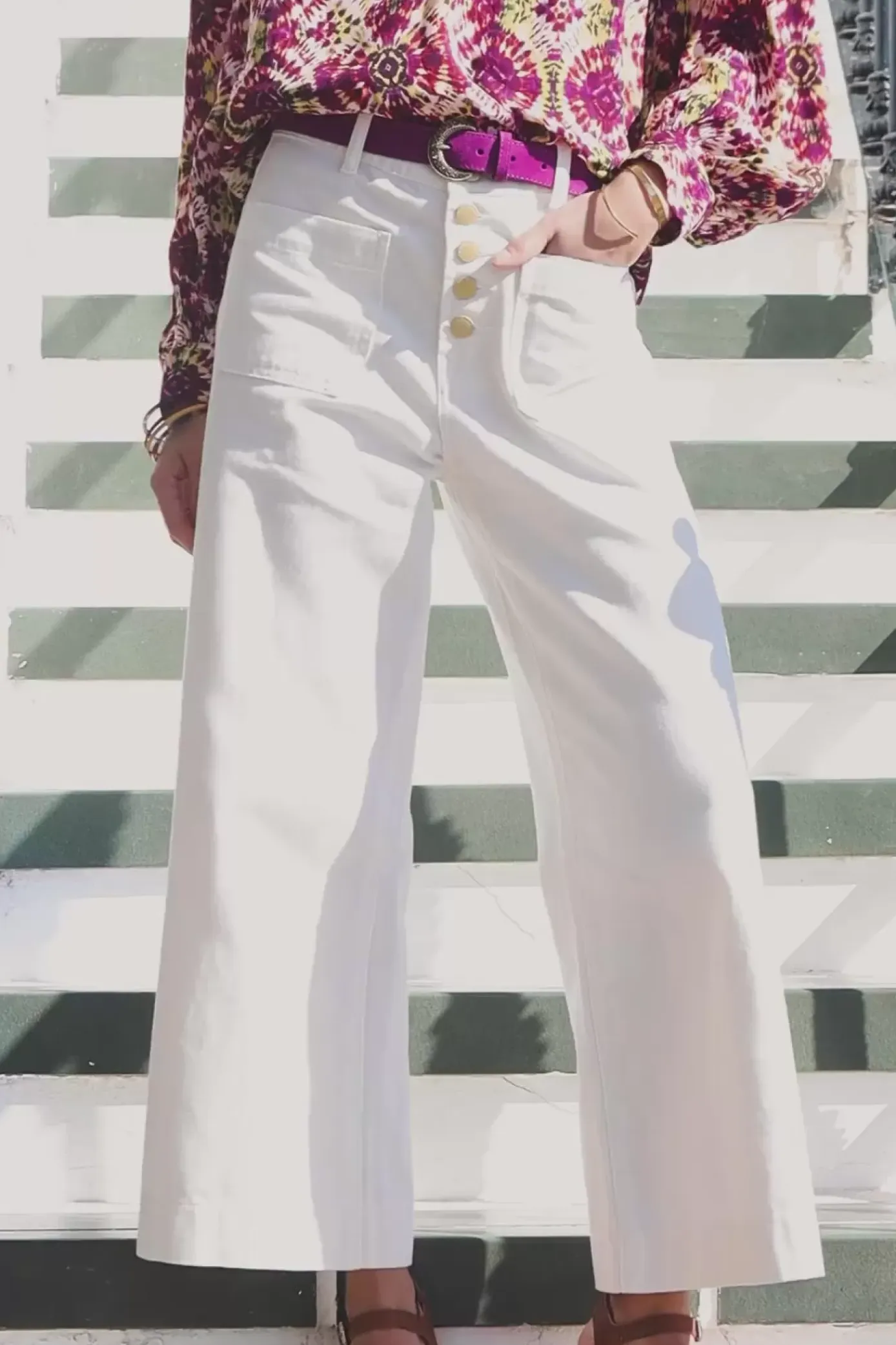 Pantalons & Jeans|LA PETITE ÉTOILE Jeans Atlanta T Blanc