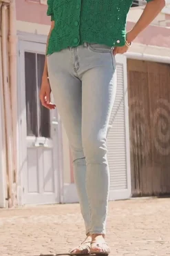 Pantalons & Jeans|LA PETITE ÉTOILE Jeans Maude B Bleach