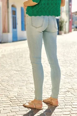 Pantalons & Jeans|LA PETITE ÉTOILE Jeans Maude B Bleach