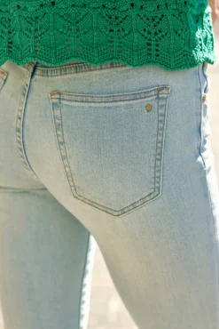 Pantalons & Jeans|LA PETITE ÉTOILE Jeans Maude B Bleach